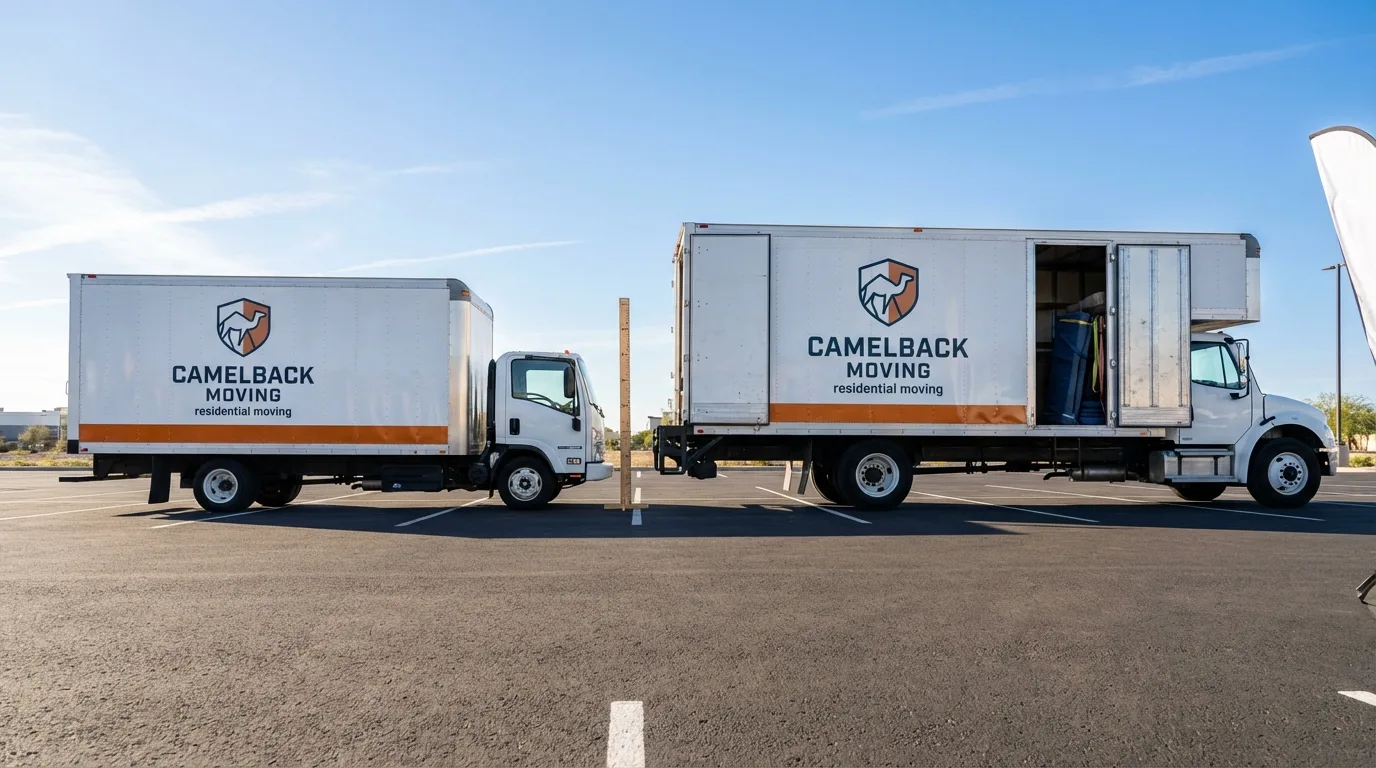 Moving truck size capacity guide in White Plains